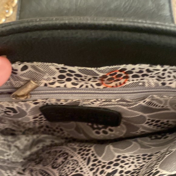 Charming Charlie black purse with gold chain - Picture 4 of 6